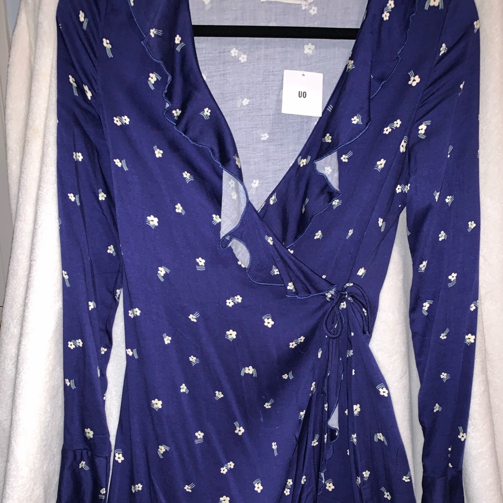 Blue Wrap Dress